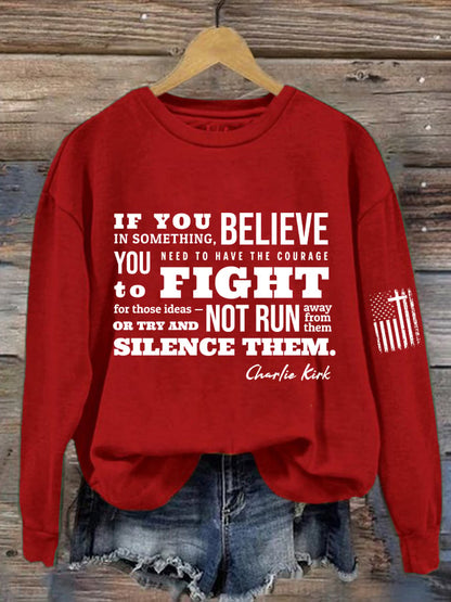 Women's Charlie Kirk Regular Sweatshirt