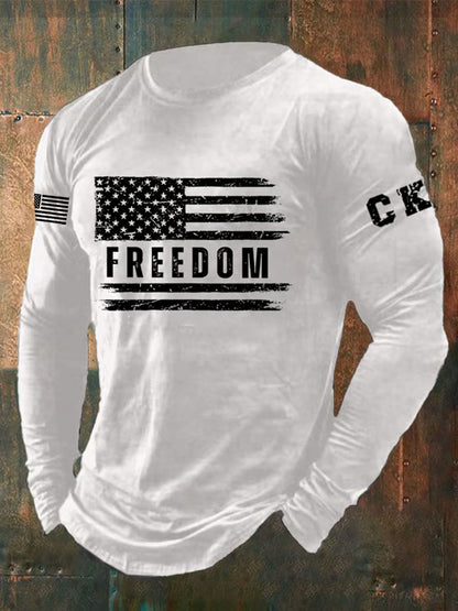 Men's Freedom Is Not Free R.I.P Charlie Kirk Long Sleeve T-shirt