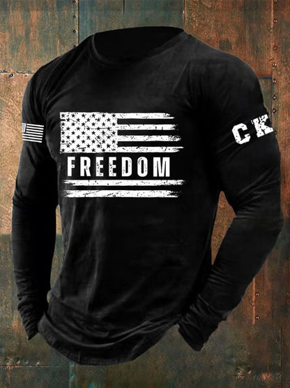 Men's Freedom Is Not Free R.I.P Charlie Kirk Long Sleeve T-shirt