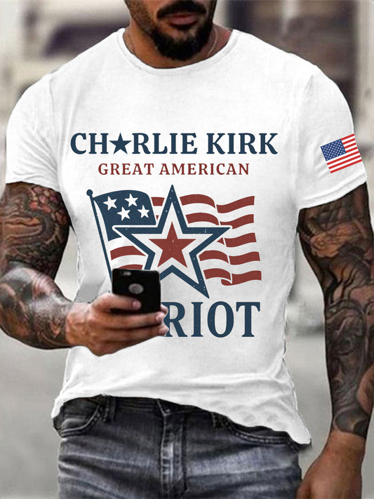 Men's Charlie Kirk Printed T-shirt