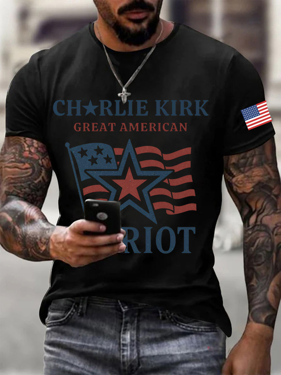Men's Charlie Kirk Printed T-shirt