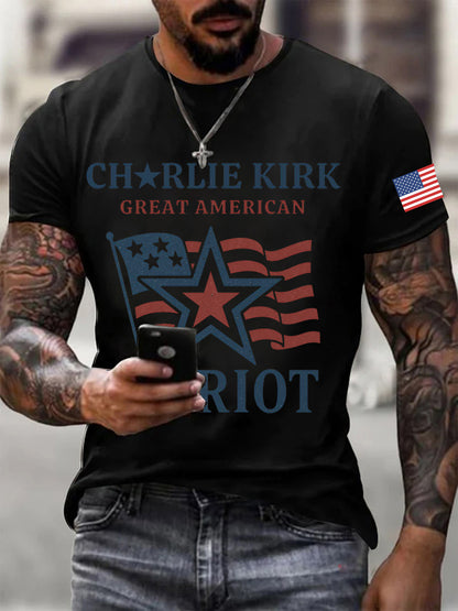 Men's Charlie Kirk Printed T-shirt