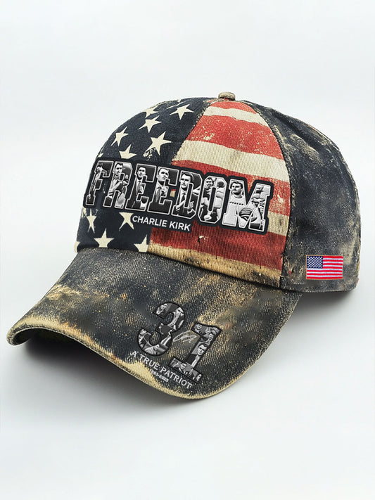 Unisex Ture Patriot Freedom 31 Printed Hat