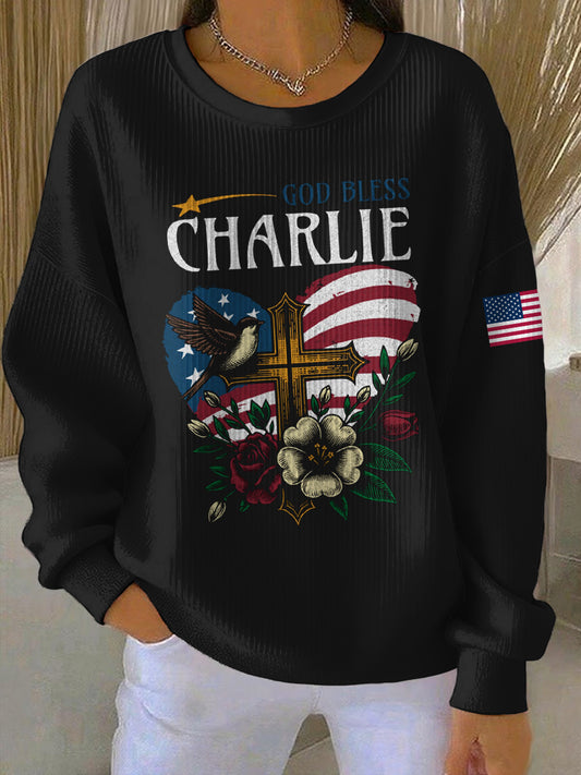 Women's Charlie Kirk Memorial Sweatshirt