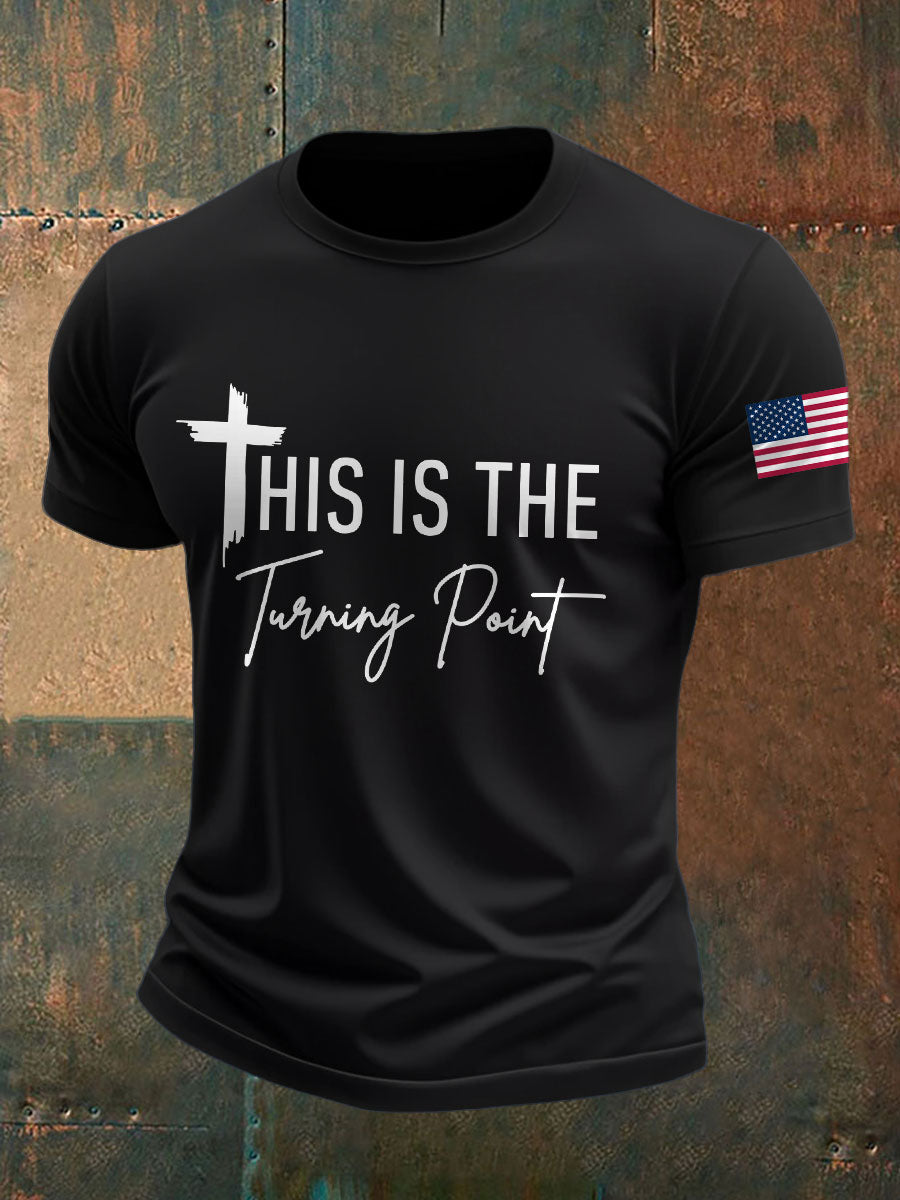 Men's True Patriot Freedom Printed T-shirt