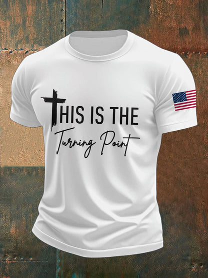 Men's True Patriot Freedom Printed T-shirt