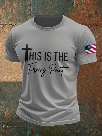 Men's True Patriot Freedom Printed T-shirt