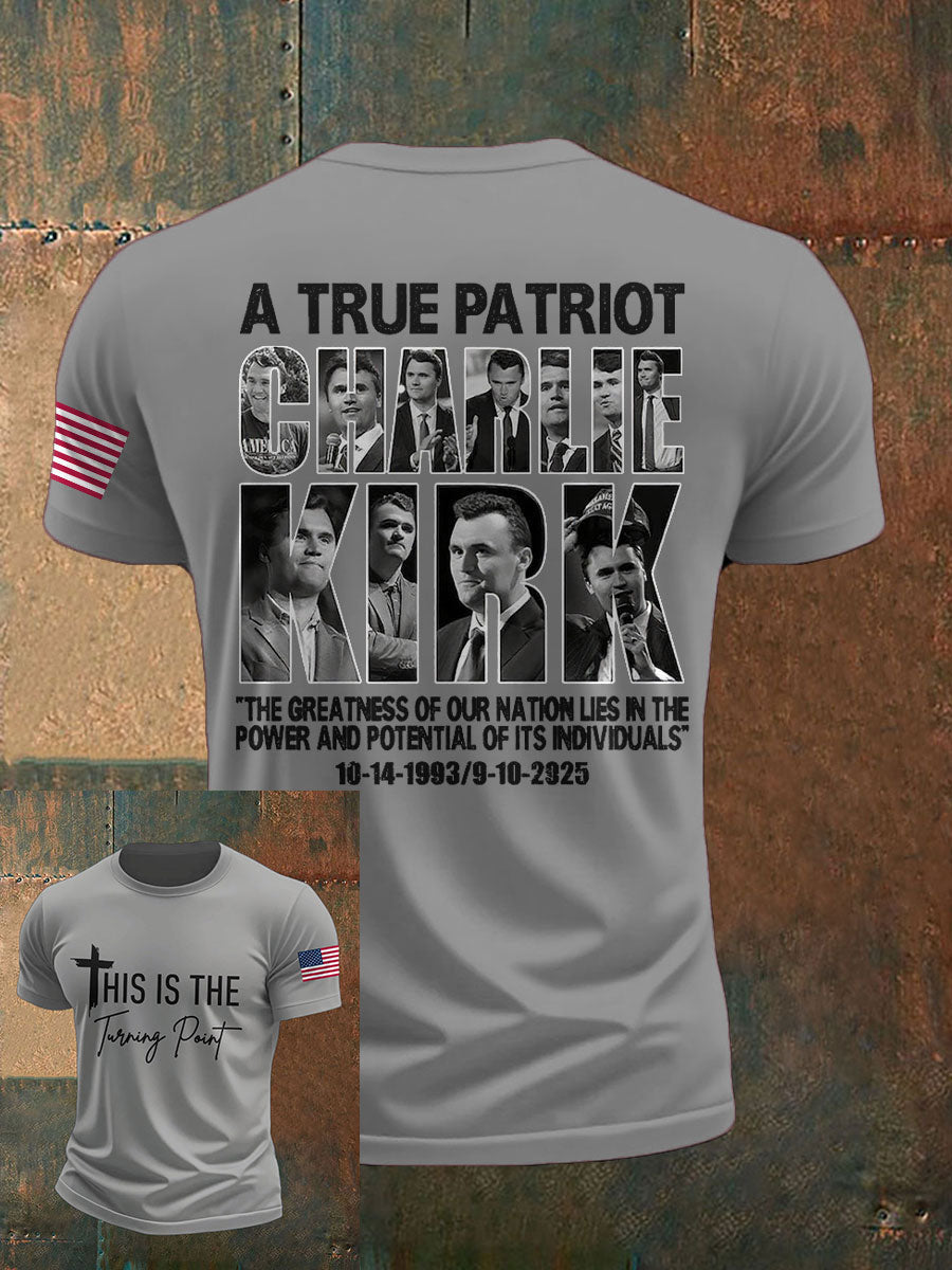 Men's True Patriot Freedom Printed T-shirt