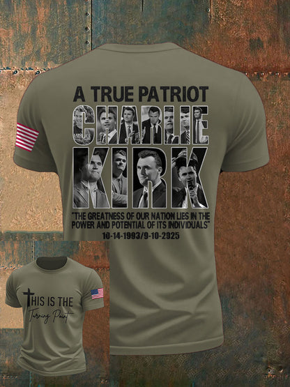 Men's True Patriot Freedom Printed T-shirt