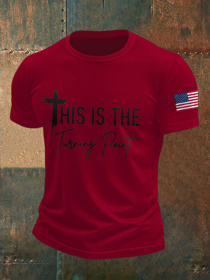 Men's True Patriot Freedom Printed T-shirt