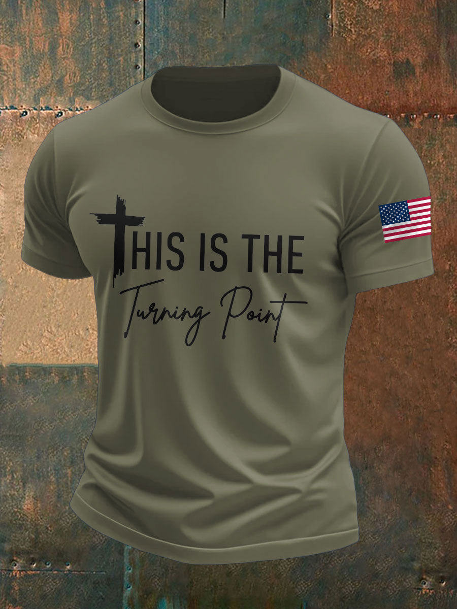 Men's True Patriot Freedom Printed T-shirt