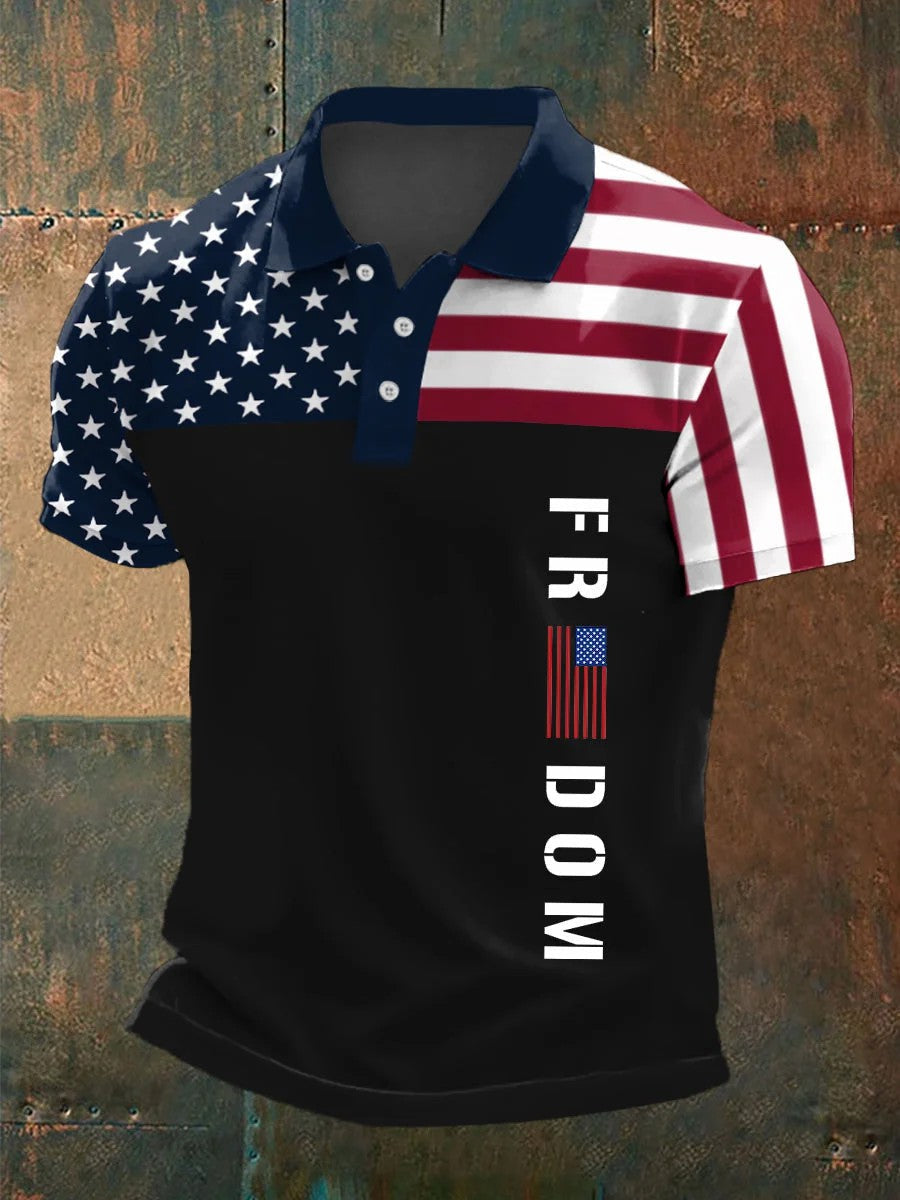 Men's Freedom Charlie Kirk Printed Shirt
