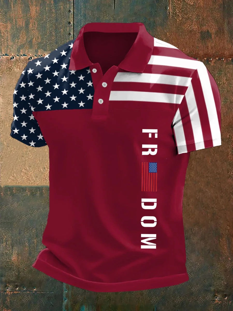 Men's Freedom Charlie Kirk Printed Shirt