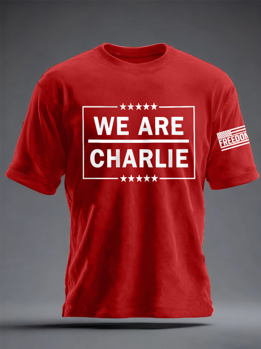 Men's We Are Charlie Kirk Now! R.I.P Charlie Kirk Tee