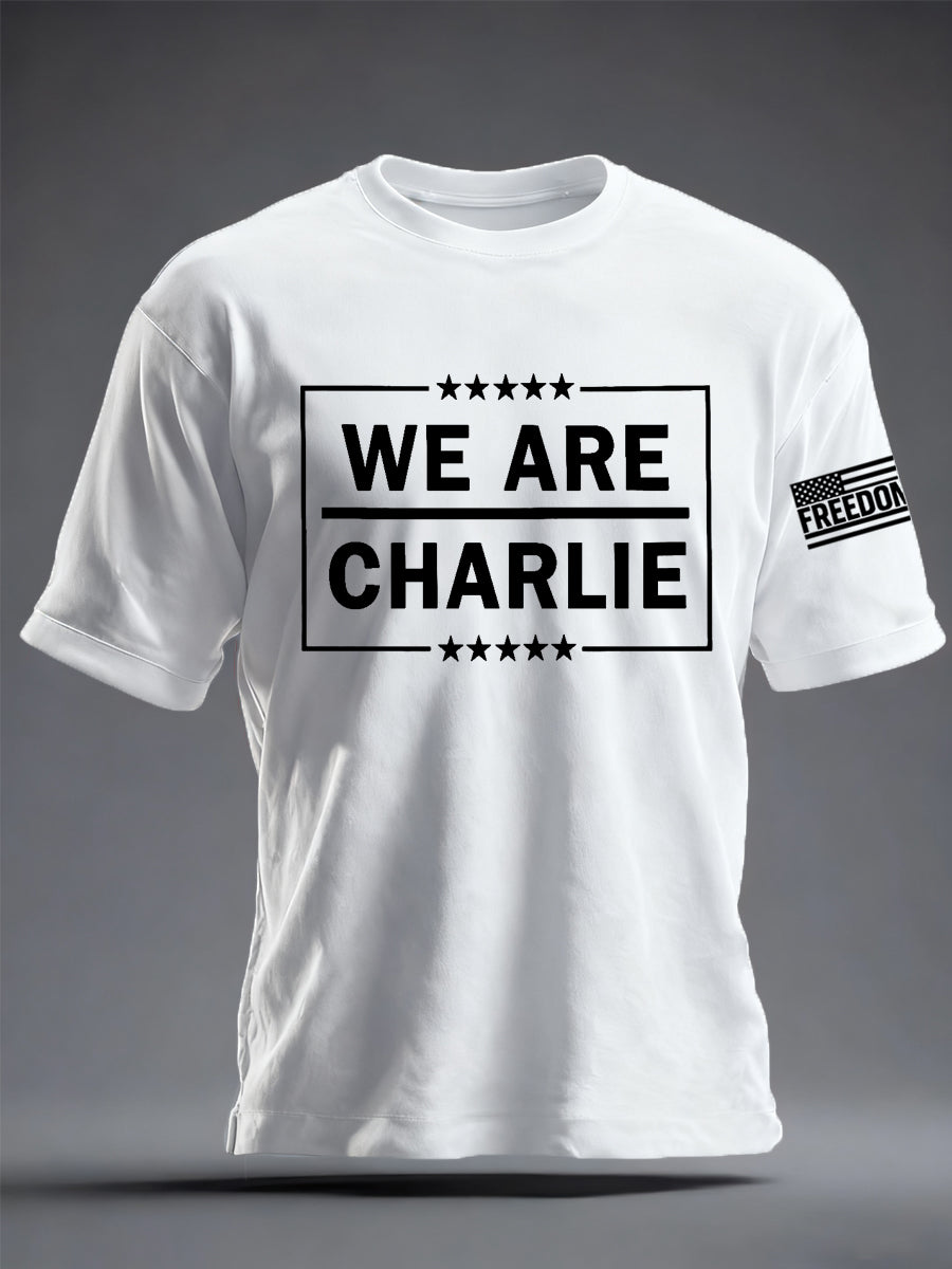 Men's We Are Charlie Kirk Now! R.I.P Charlie Kirk Tee