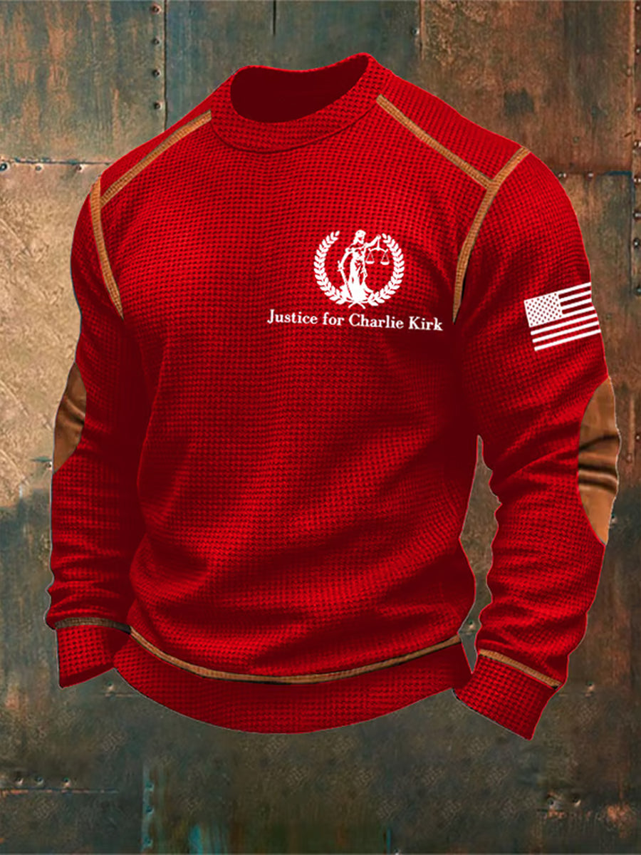 Men's Turning Point Charlie Kirk Short Sleeve Commemorative Sweatshirt