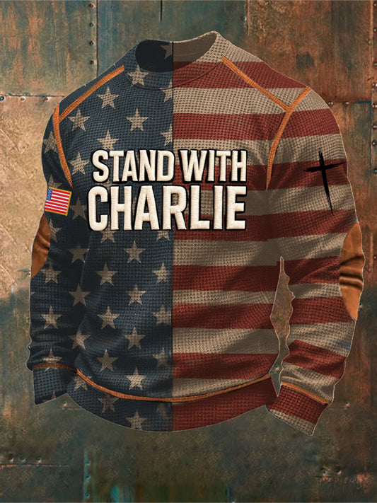 Men's Turning Point Charlie Kirk Short Sleeve Commemorative Sweatshirt