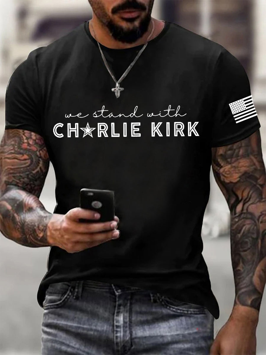 Men's Charlie Kirk Printed T-shirt
