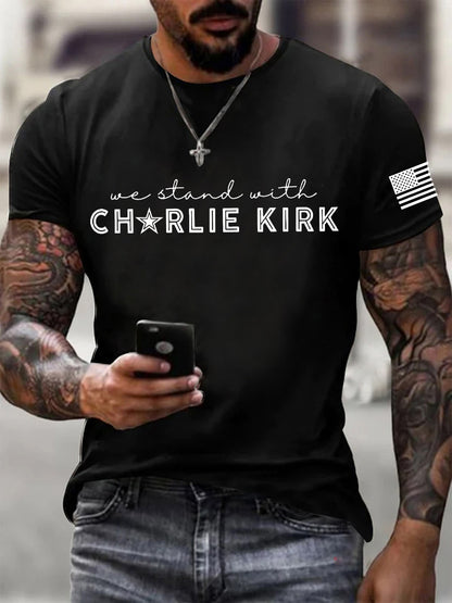 Men's Charlie Kirk Printed T-shirt