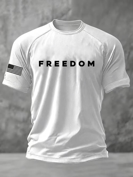 Men's Freedom Is Not Free R.I.P Charlie Kirk Short Sleeve T-shirt