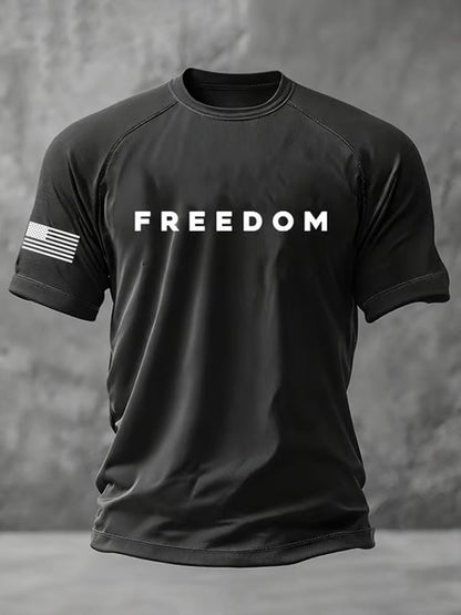 Men's Freedom Is Not Free R.I.P Charlie Kirk Short Sleeve T-shirt