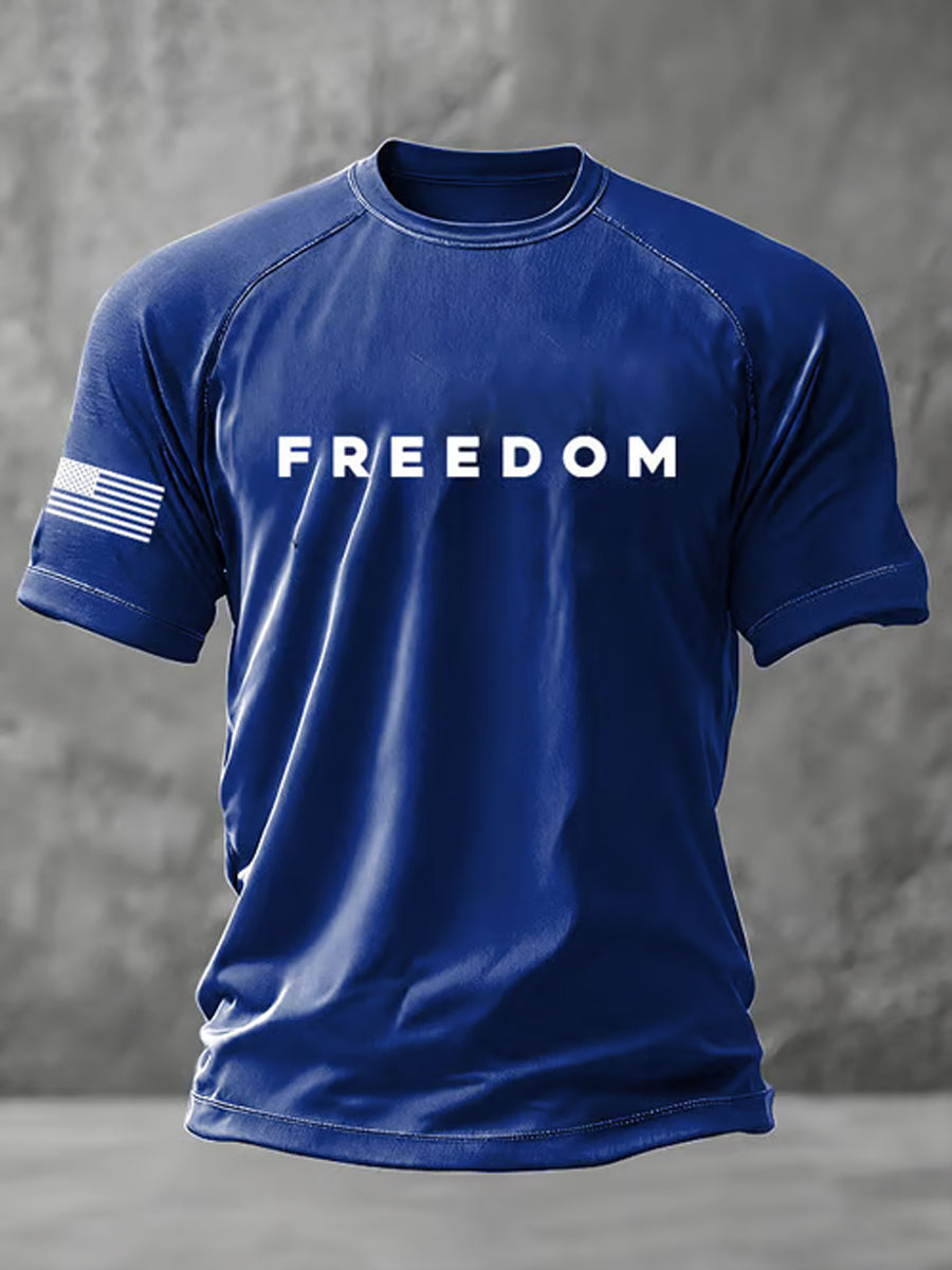 Men's Freedom Is Not Free R.I.P Charlie Kirk Short Sleeve T-shirt