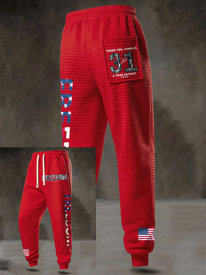 Men's Freedom True Patriot Printed Pants