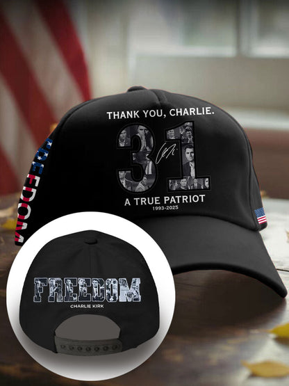 Unisex Freedom True Patriot Printed Hat