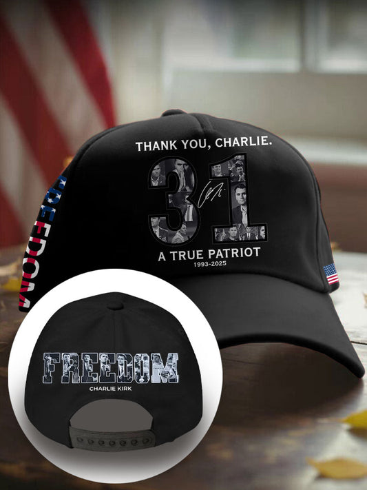 Unisex Freedom True Patriot Printed Hat