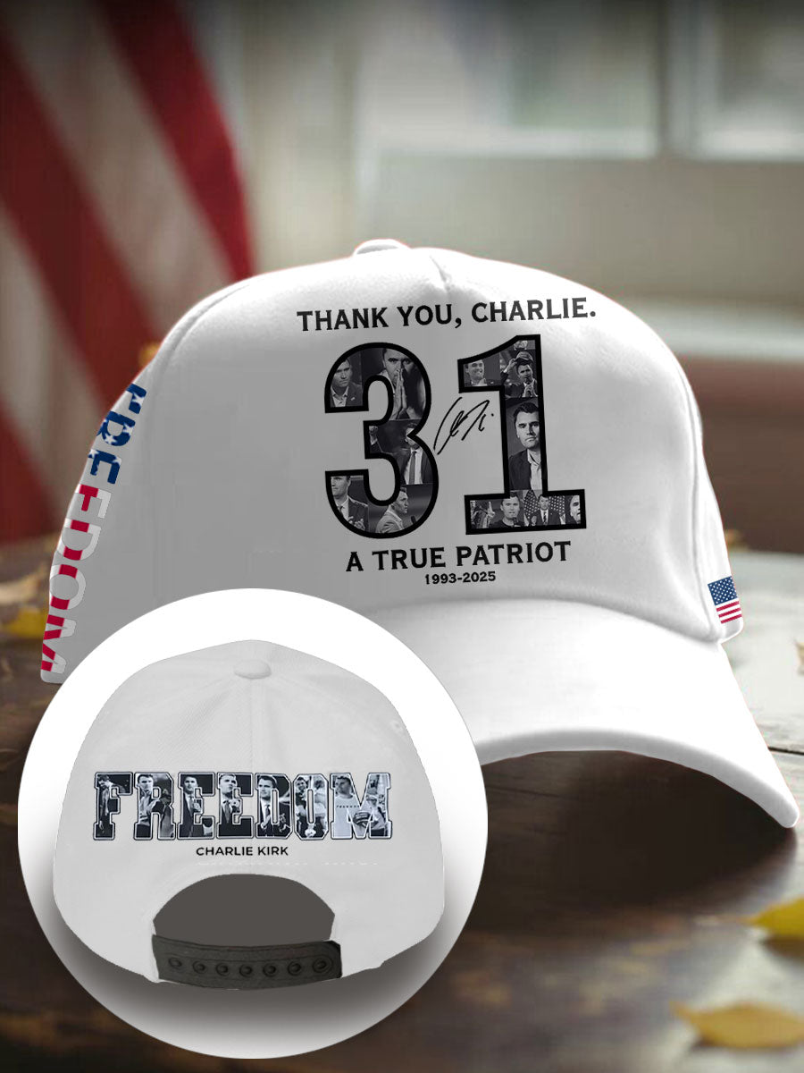 Unisex Freedom True Patriot Printed Hat