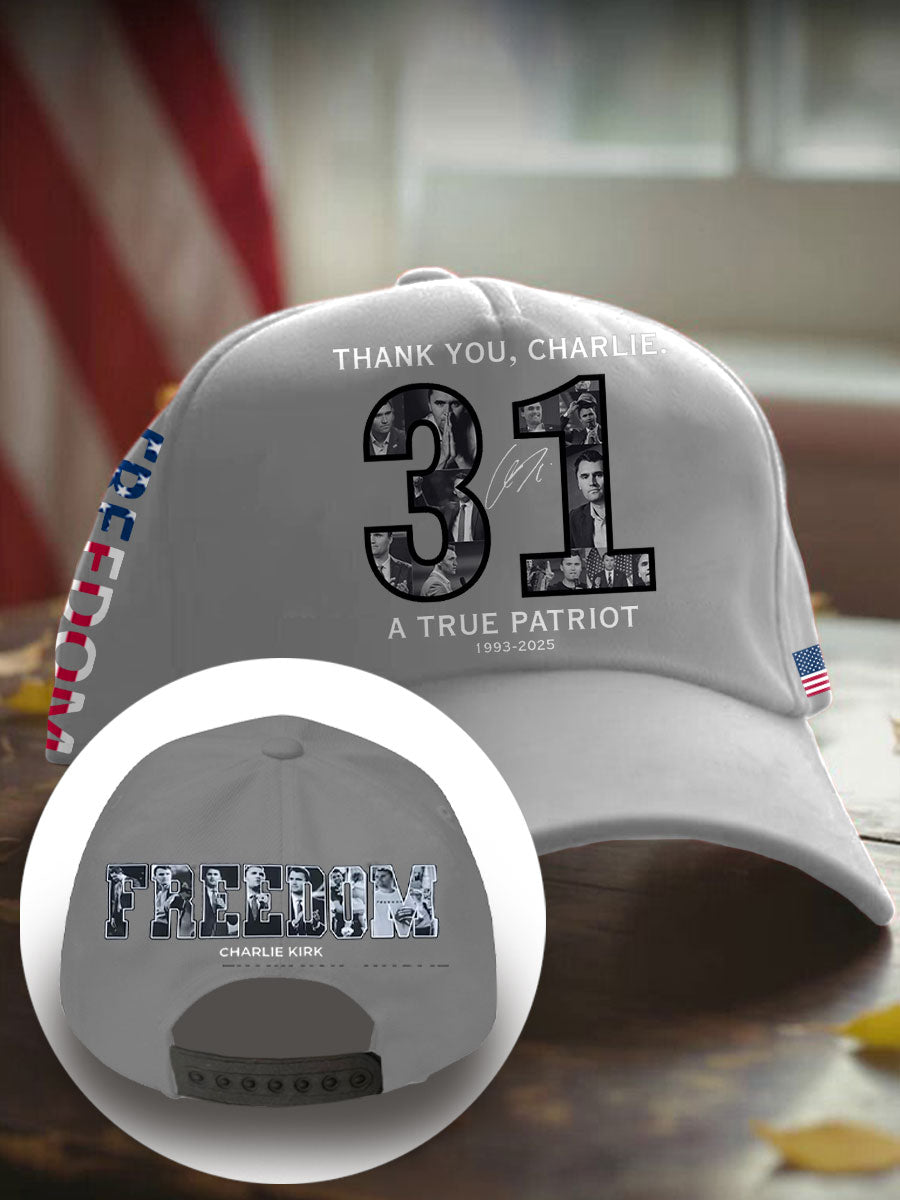 Unisex Freedom True Patriot Printed Hat