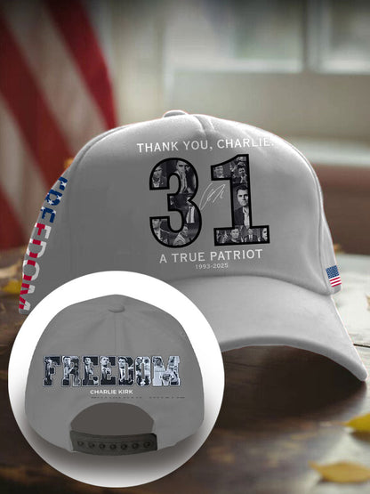 Unisex Freedom True Patriot Printed Hat