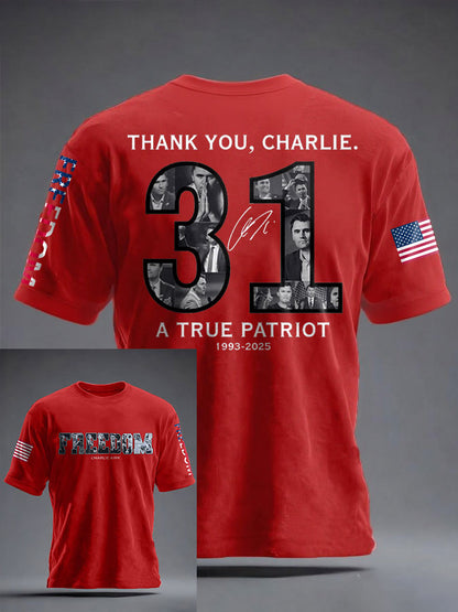 Men's Freedom True Patriot Printed T-shirt