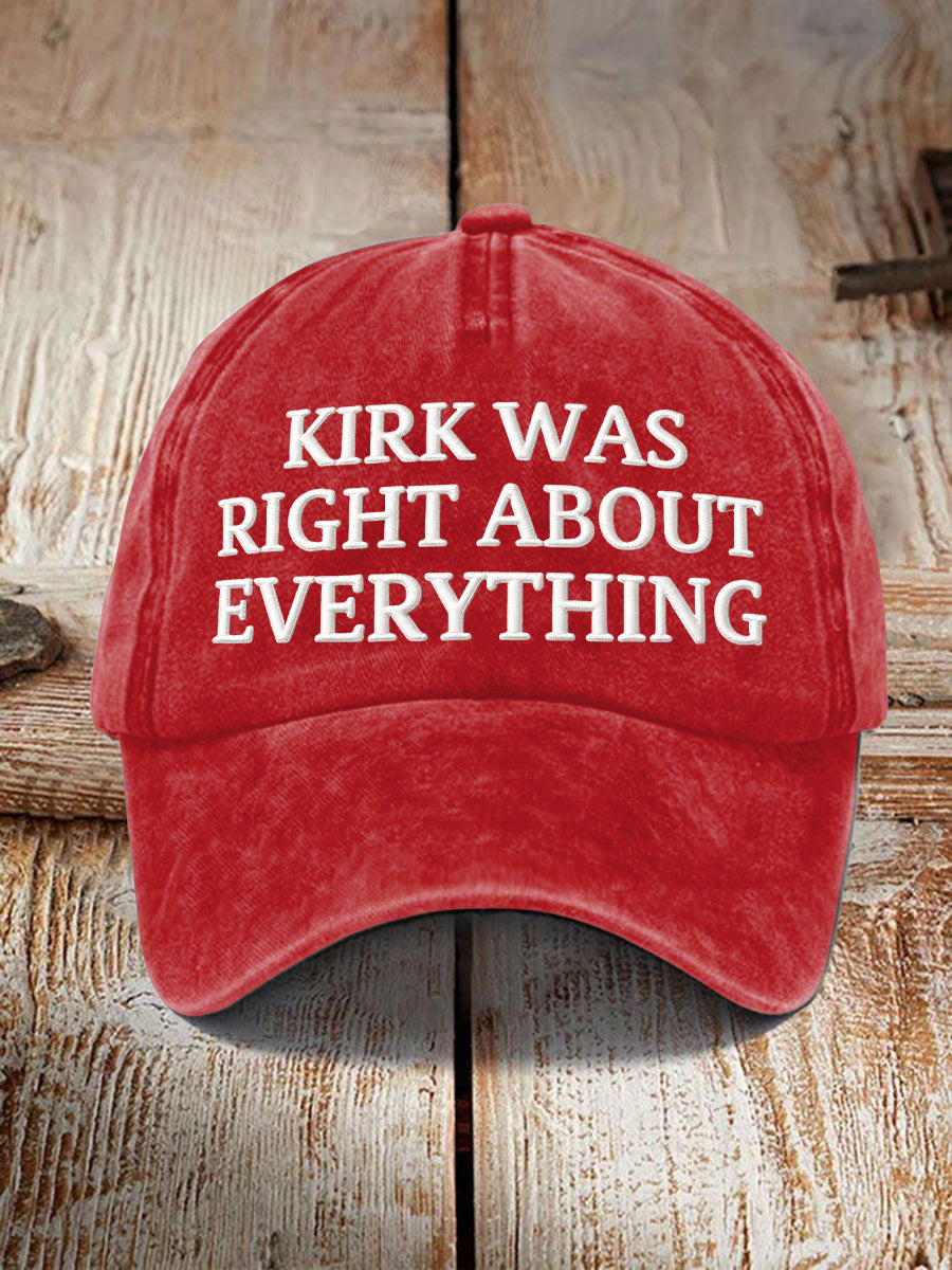 Unisex Resort Kirk Was Right About Everything Cap