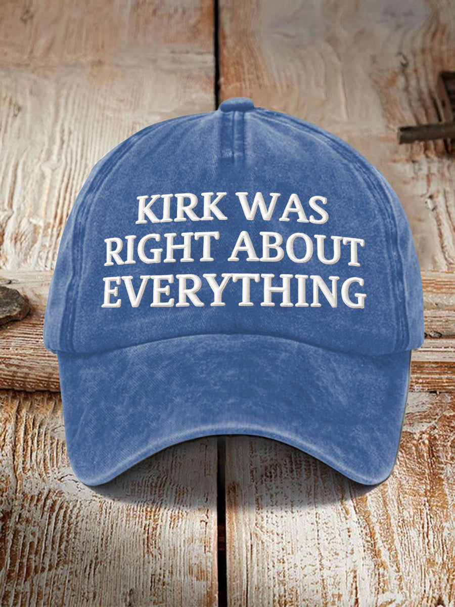Unisex Resort Kirk Was Right About Everything Cap