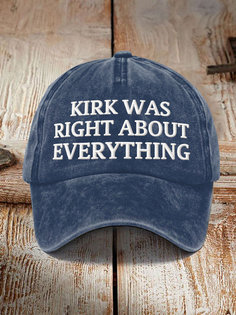 Unisex Resort Kirk Was Right About Everything Cap