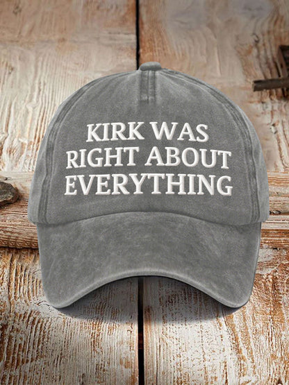 Unisex Resort Kirk Was Right About Everything Cap