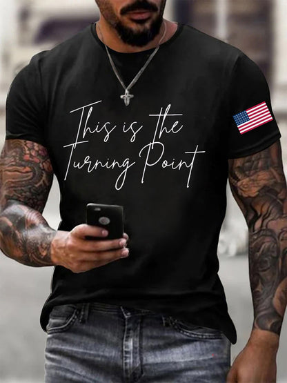 Men's This Is The Turning Point Printed T-shirt