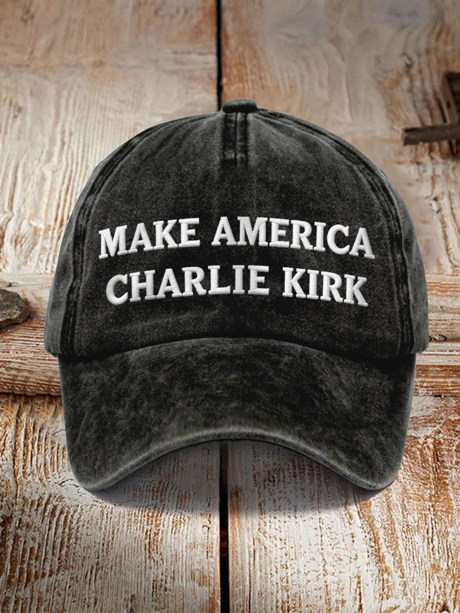 Unisex Resort Make American Charlie Kirk Print Hat