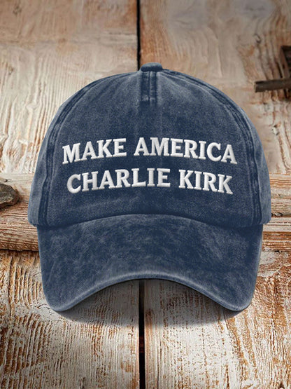 Unisex Resort Make American Charlie Kirk Print Hat