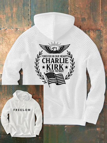 Men'S Freedom Is Not Free This is the Turning Point R.I.P Charlie Kirk Long Sleeve Hoodie