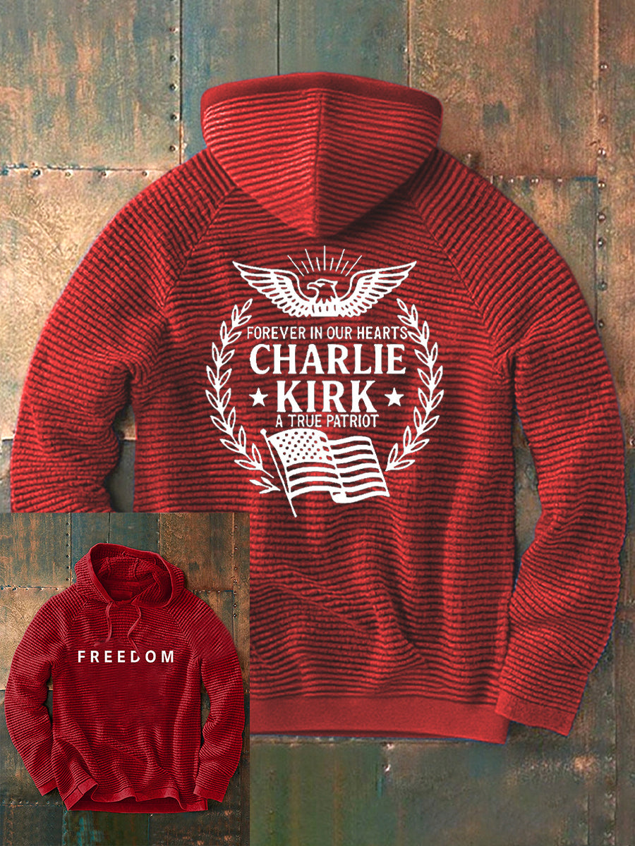 Men'S Freedom Is Not Free This is the Turning Point R.I.P Charlie Kirk Long Sleeve Hoodie