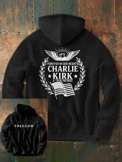 Men'S Freedom Is Not Free This is the Turning Point R.I.P Charlie Kirk Long Sleeve Hoodie
