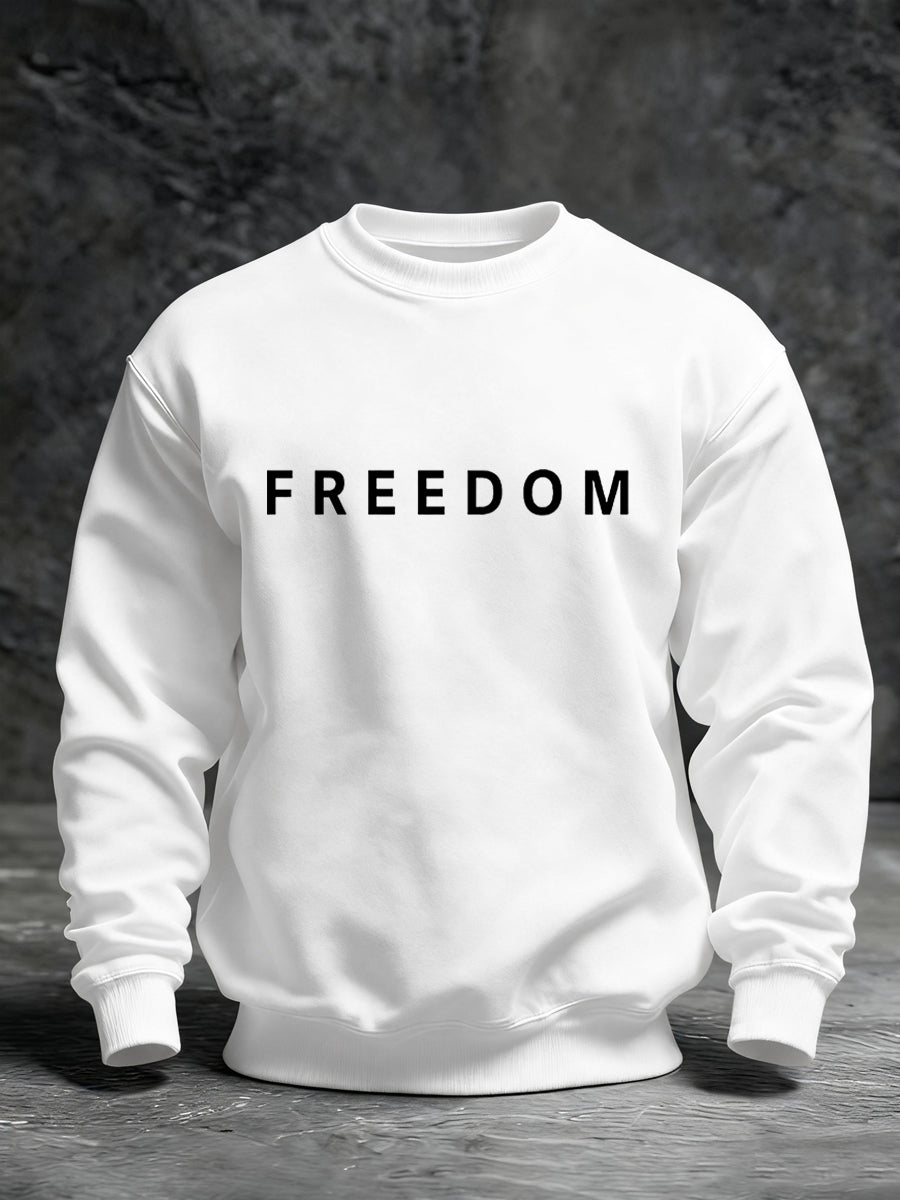 Men's Freedom Is Not Free R.I.P Charlie Kirk Long Sleeve Sweater