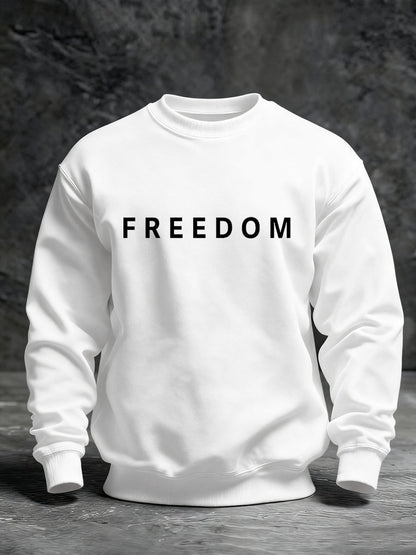 Men's Freedom Is Not Free R.I.P Charlie Kirk Long Sleeve Sweater