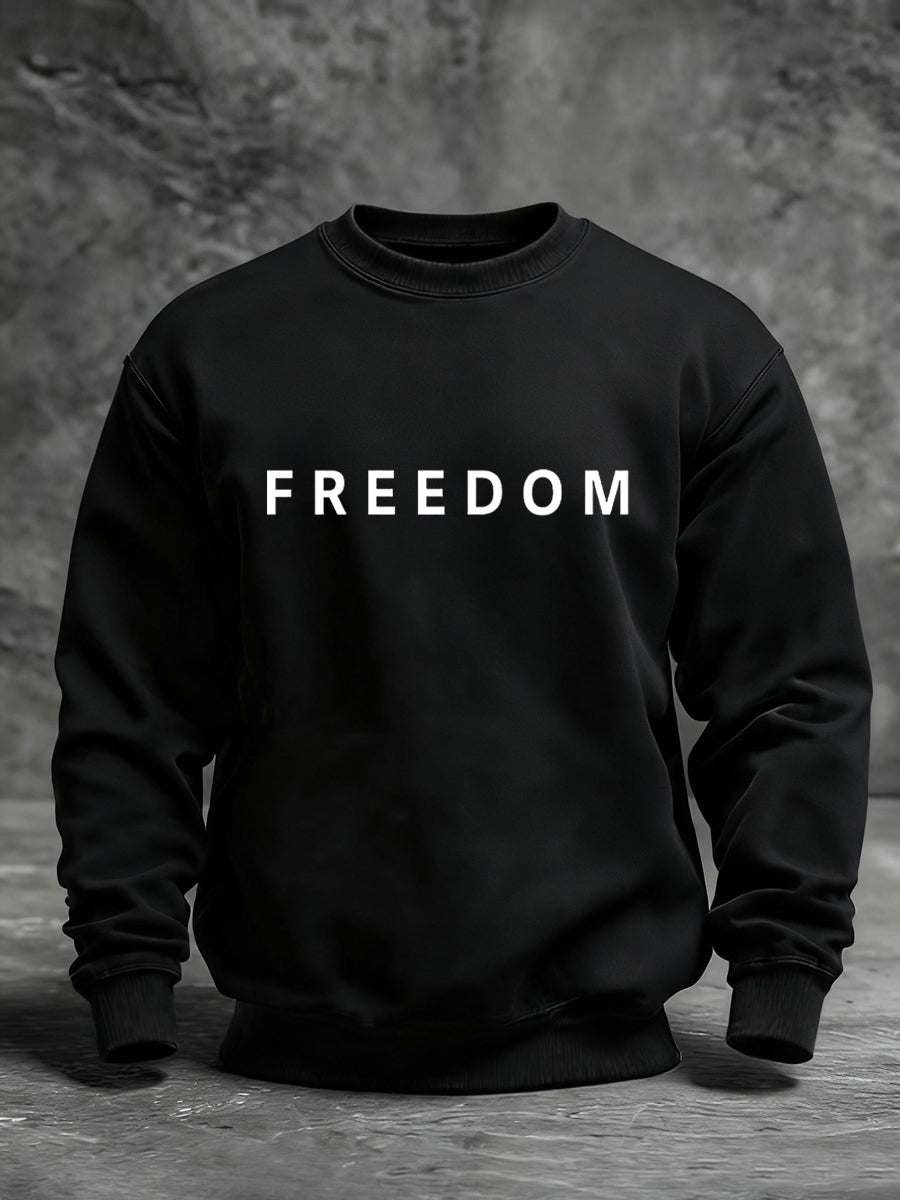 Men's Freedom Is Not Free R.I.P Charlie Kirk Long Sleeve Sweater
