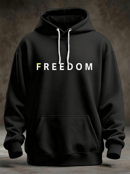 Men's Freedom Is Not Free R.I.P Charlie Kirk Oversized Drop-Shoulder Hoodie with Pockets