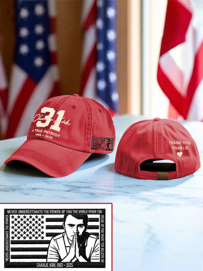 Unisex Freedom True Patriot Print Hat