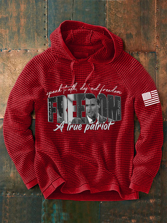 Men'S Freedom Is Not Free This is the Turning Point R.I.P Charlie Kirk Long Sleeve  Hoodie