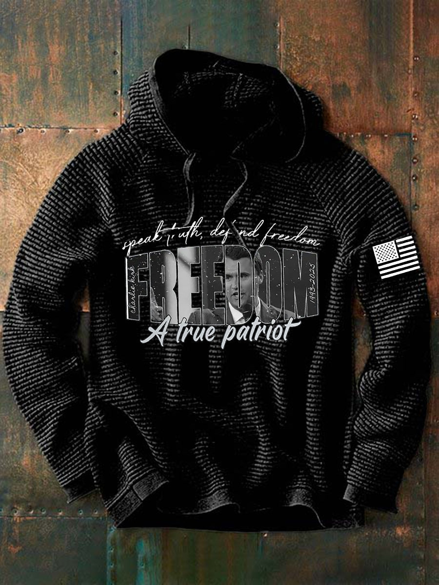 Men'S Freedom Is Not Free This is the Turning Point R.I.P Charlie Kirk Long Sleeve  Hoodie